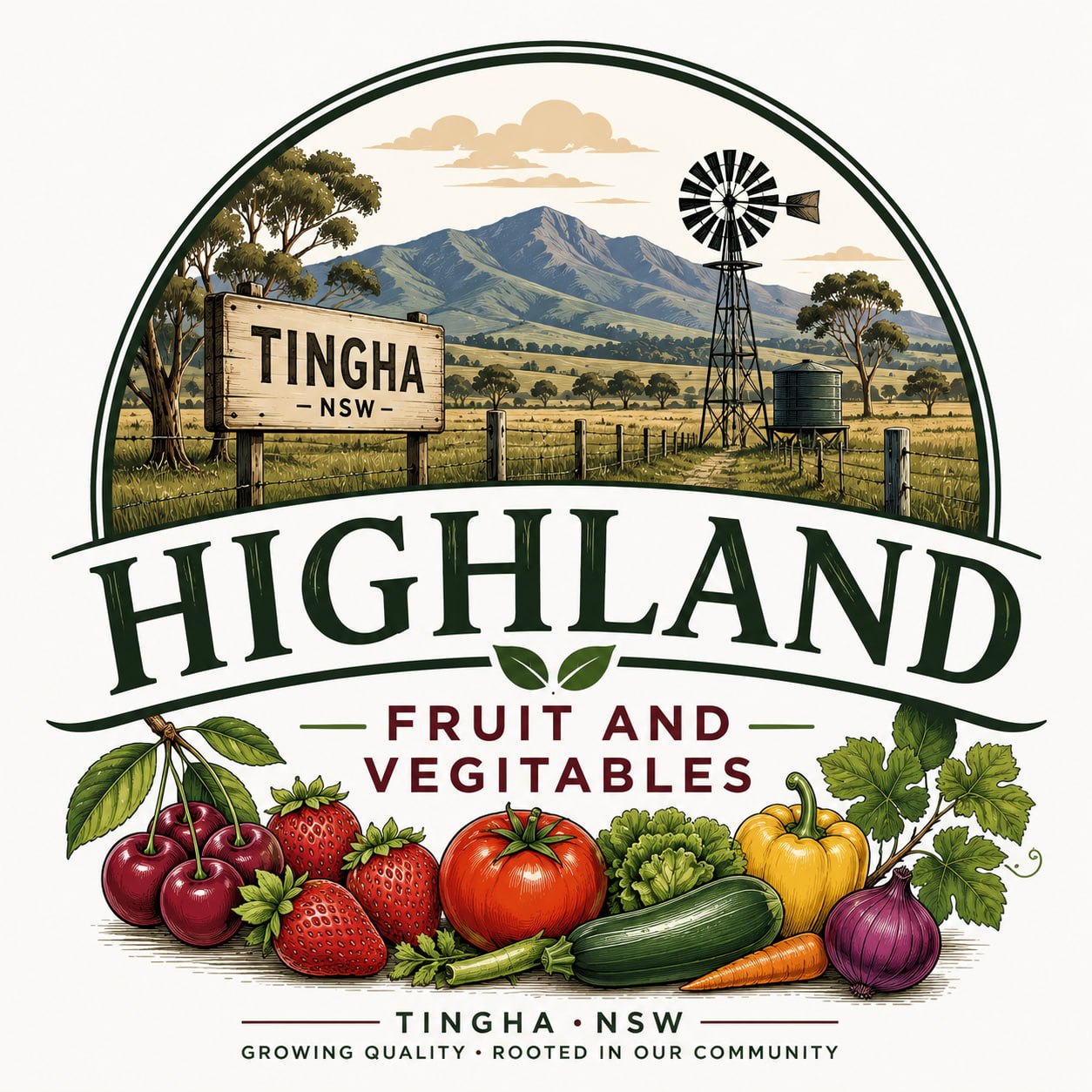 Highland Fruit and Vegetables logo